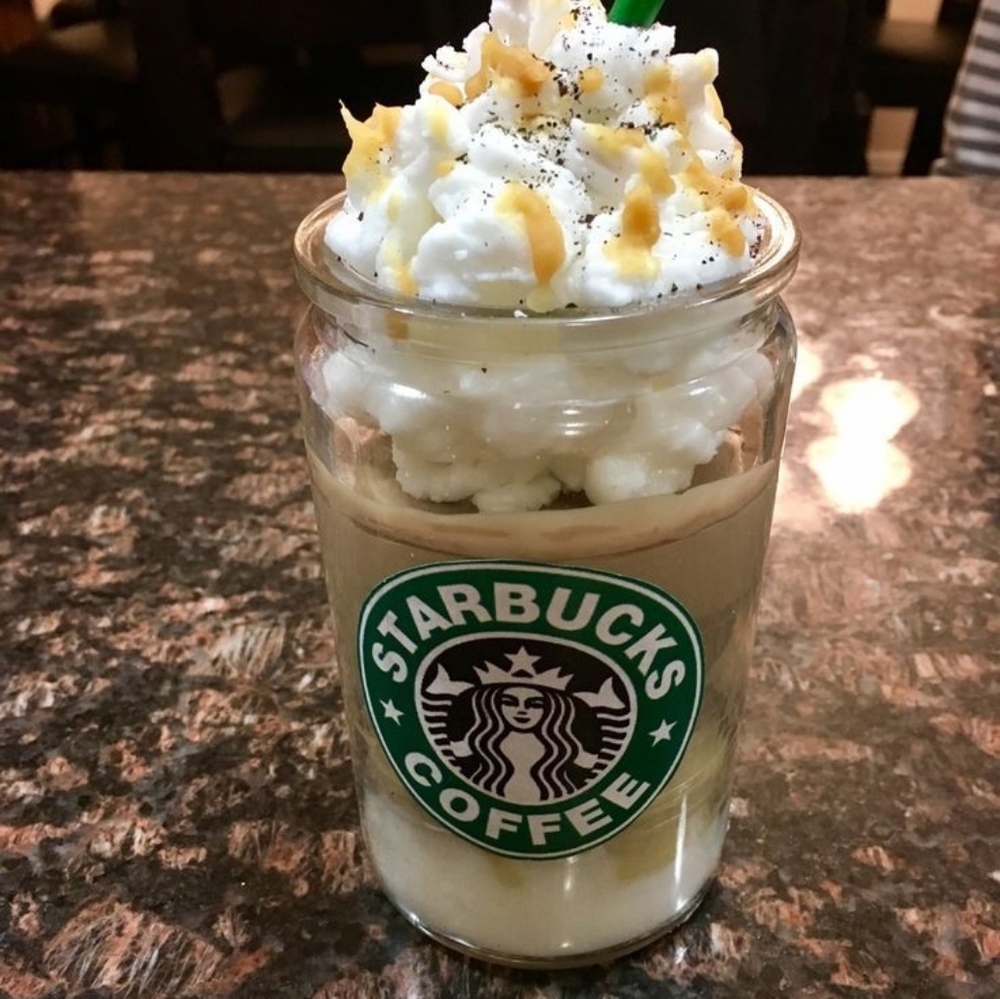 Starbucks iced coffee candles